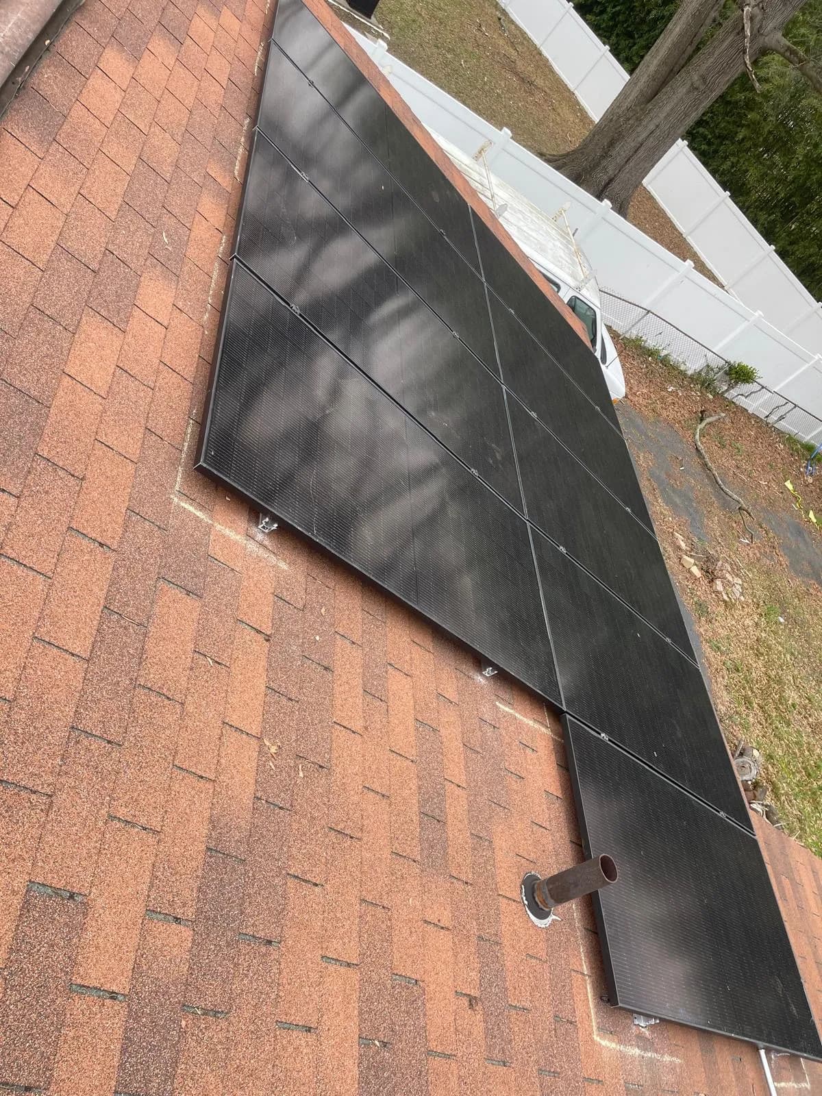 Solar panel installation project