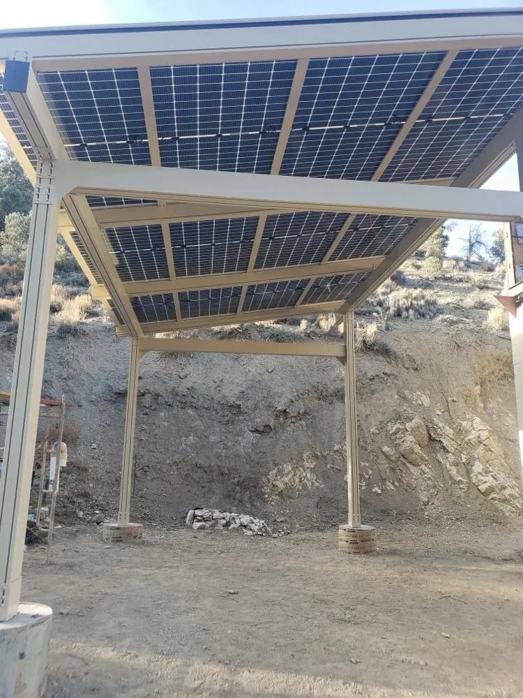 Solar panel installation project