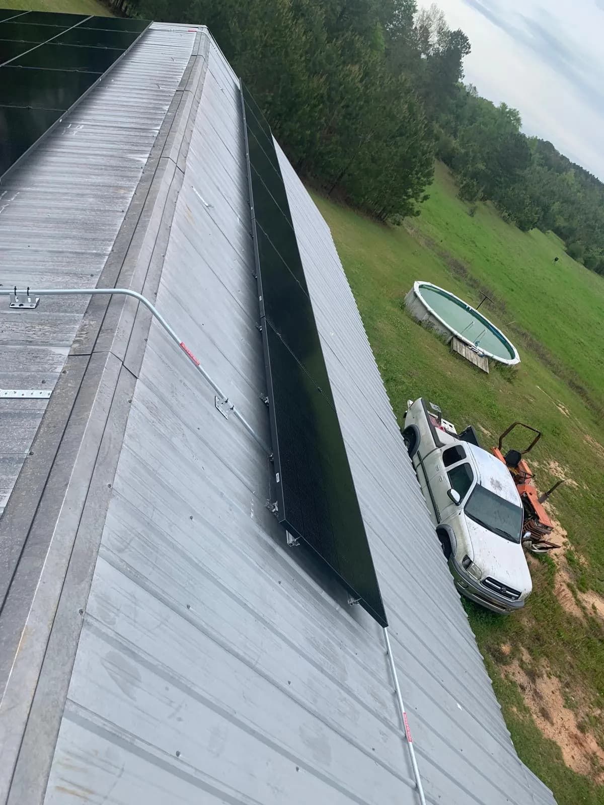 Solar panel installation project