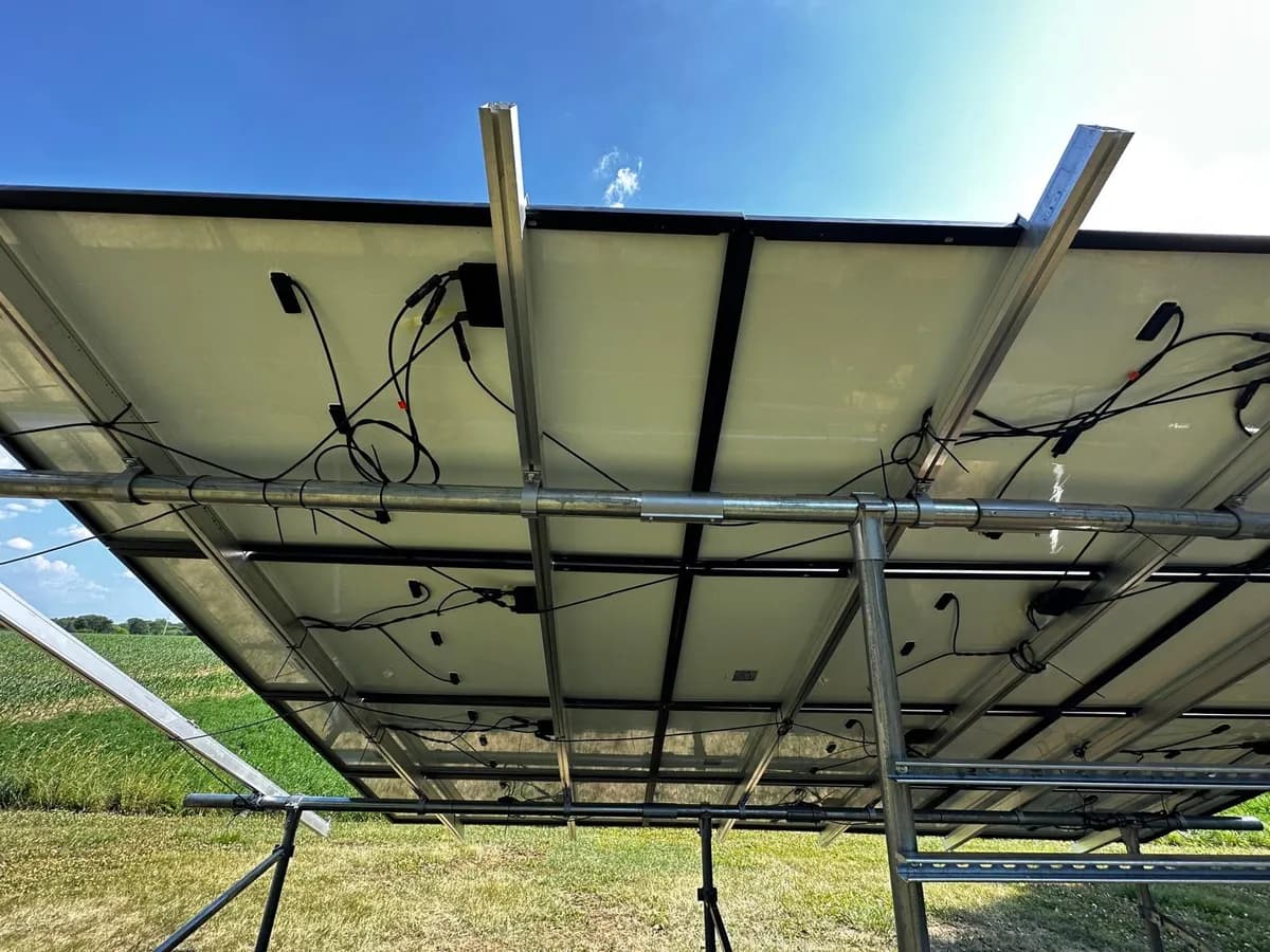 Solar panel installation project